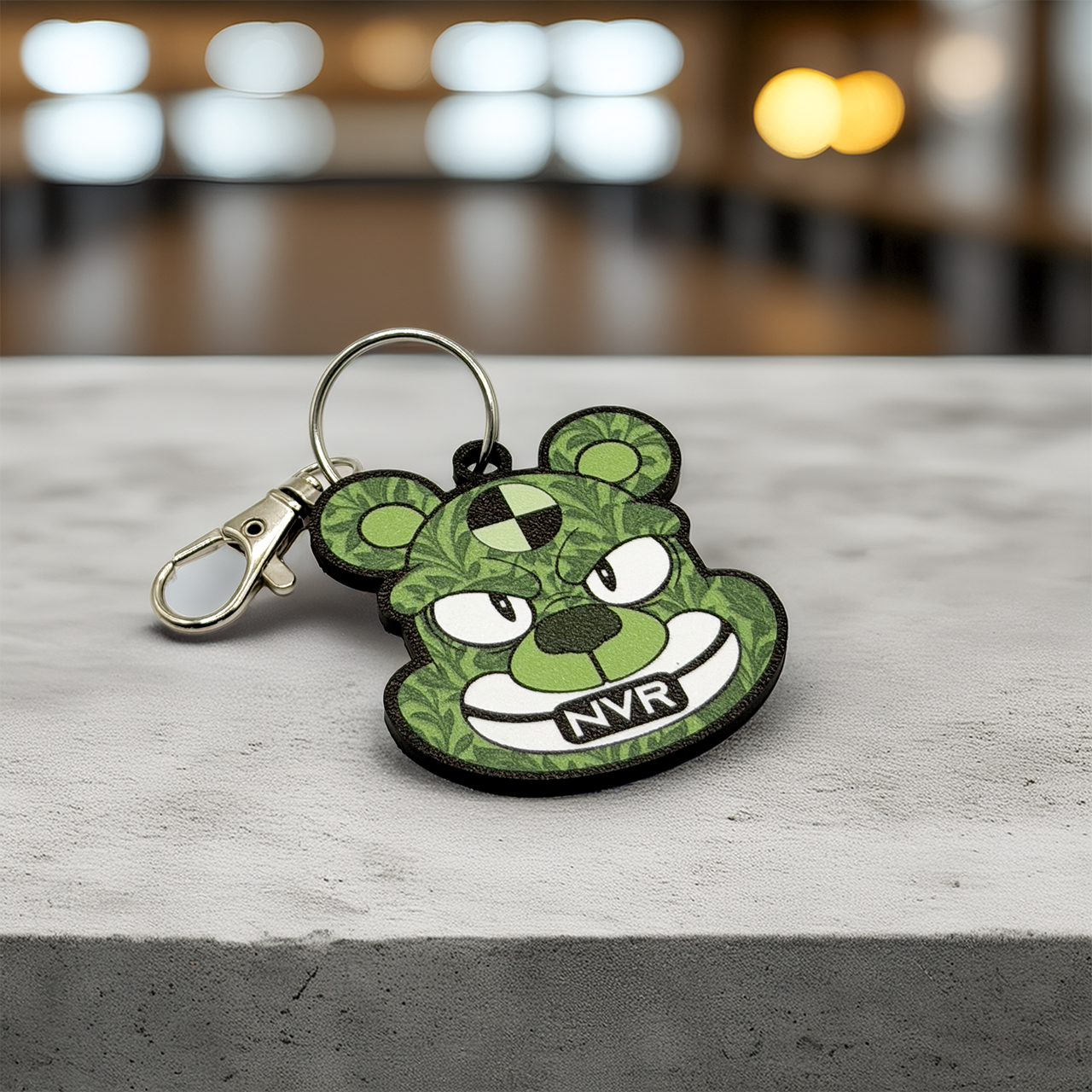 Diamond Stance Green Velvet Scummi Keychain
