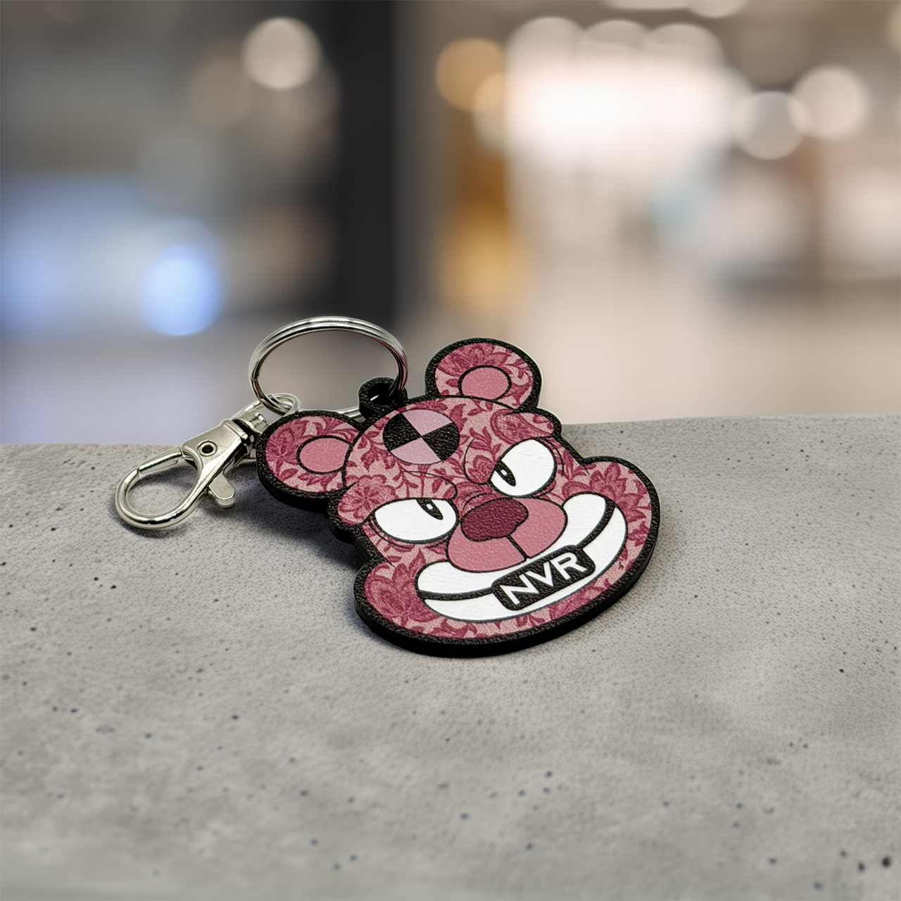 Diamond Stance Rose Velvet Scummi Keychain