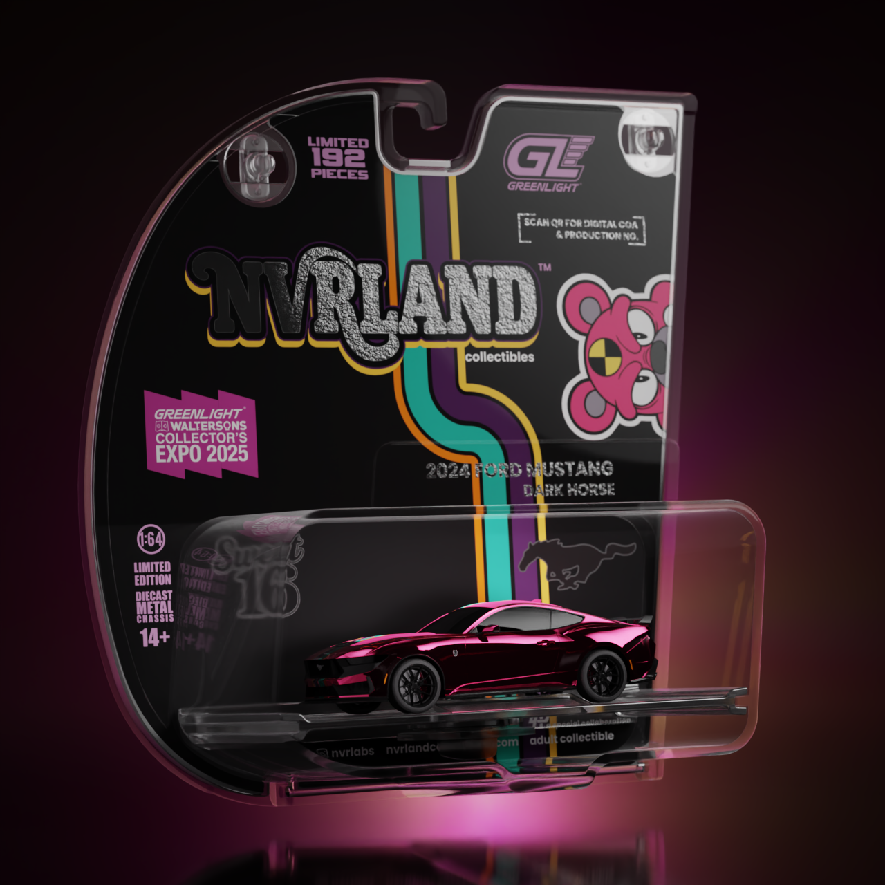 2024 Ford Mustang Dark Horse in Pink Chrome