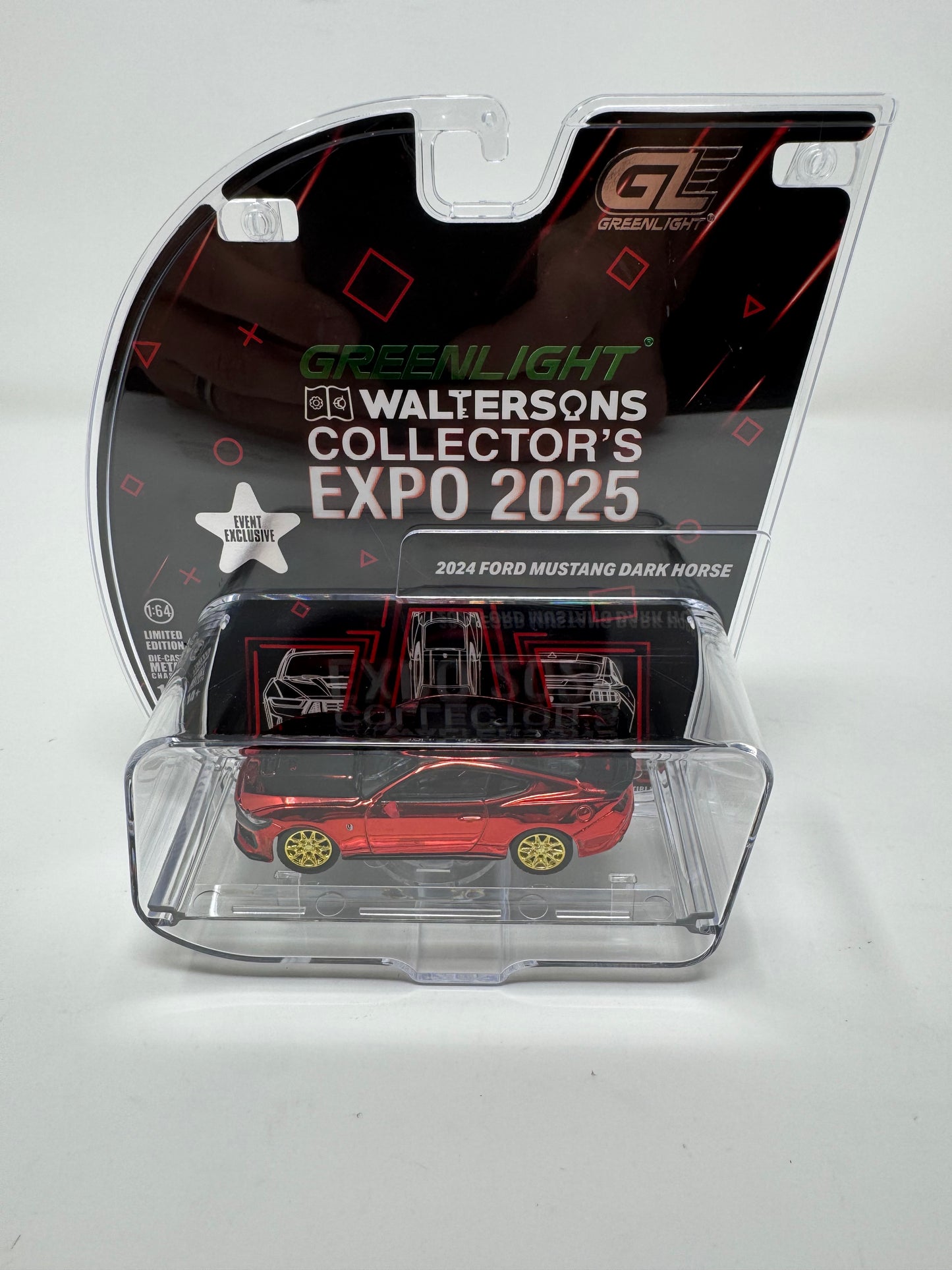 Greenlight 2024 Ford Mustang Dark Horse Chase - Collector's Expo Exclusive