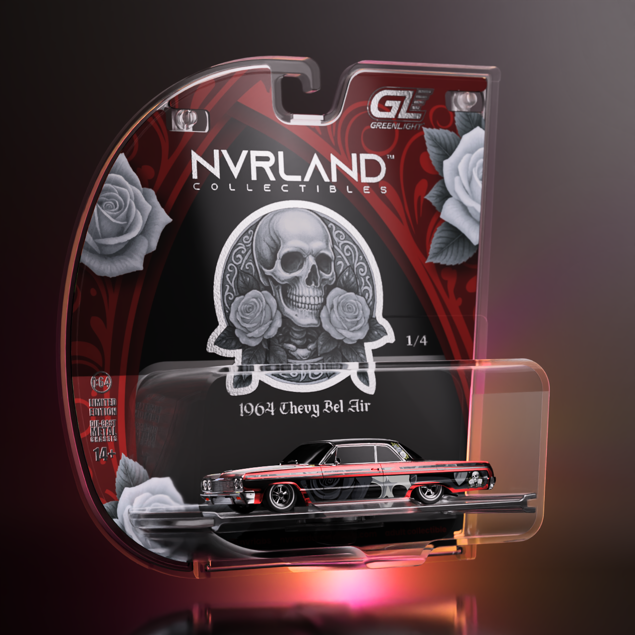 1964 Bel Air Lowrider - Alma Roja Chrome