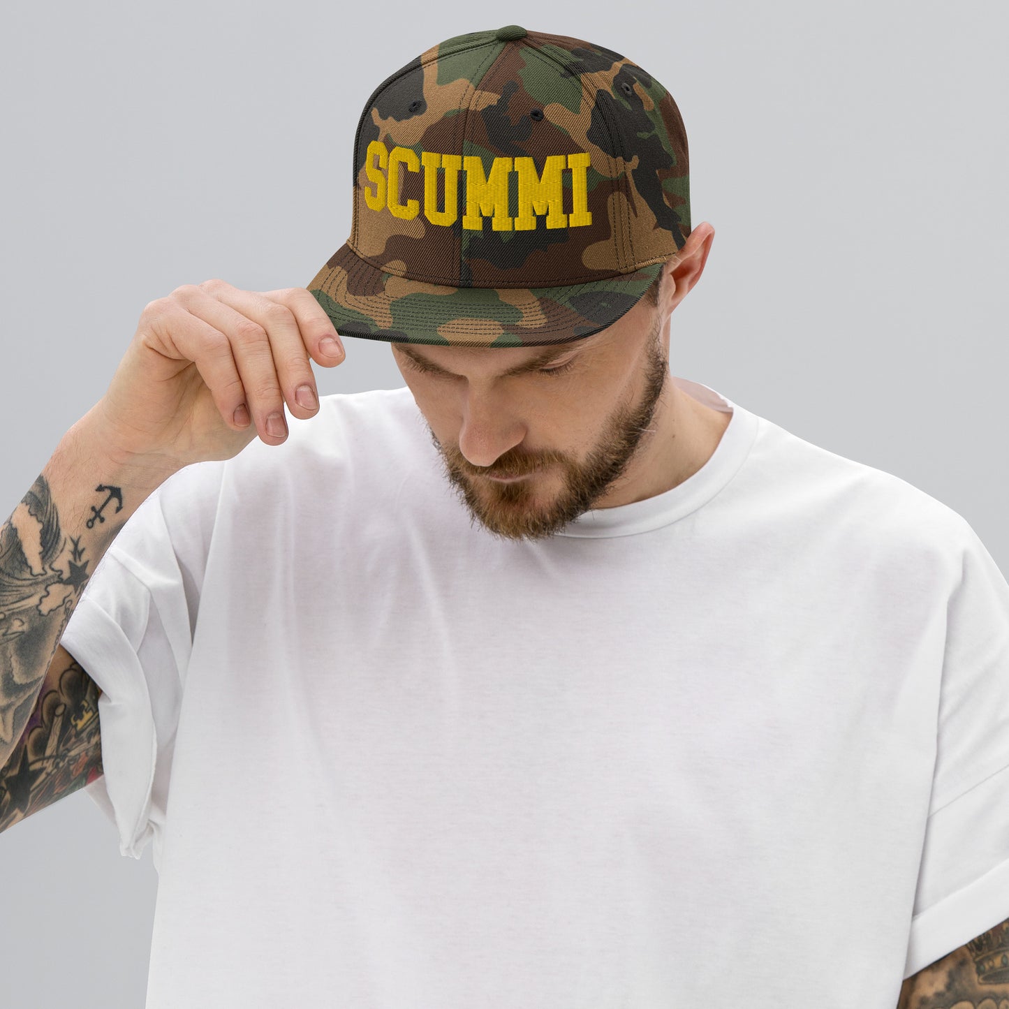 Scummi Statement Camo Hat