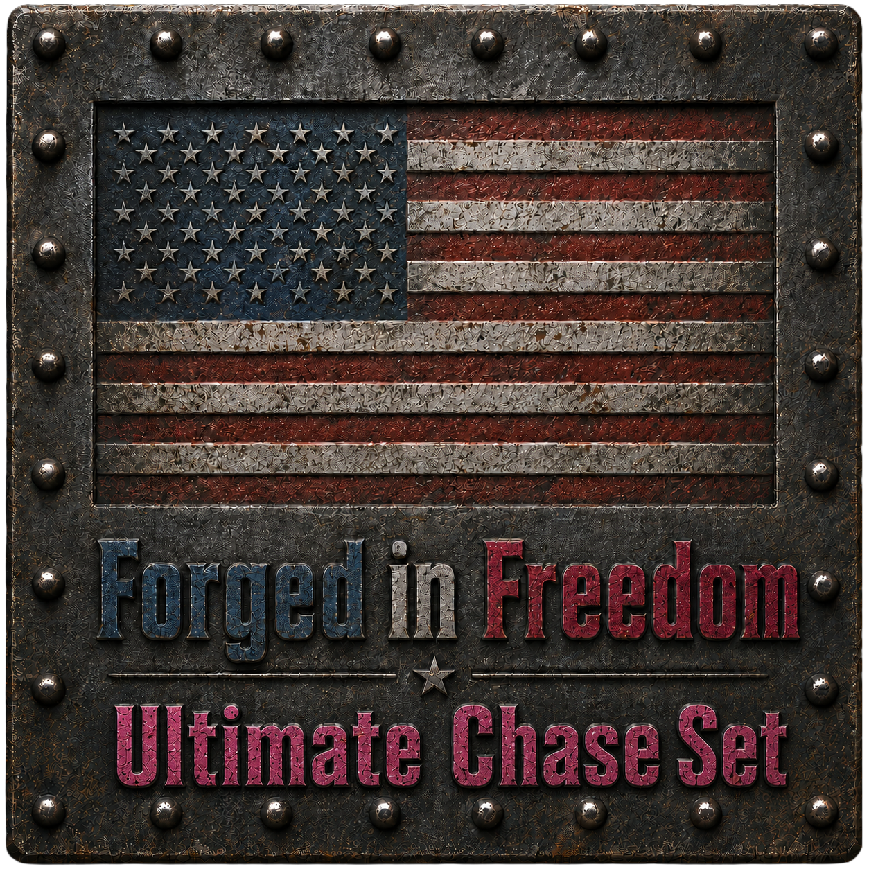 Forged in Freedom - Ultimate Chase Edition Complete Set with Free Exclusive Bonus Car