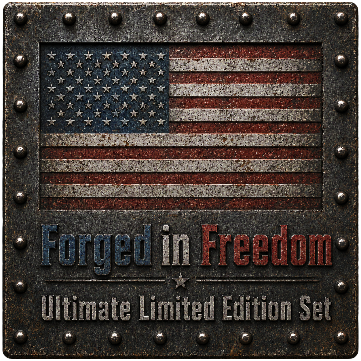 Forged in Freedom - Ultimate Limited Edition Complete Set with Free Exclusive Bonus Car