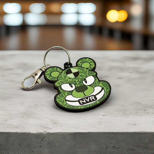 Diamond Stance Green Velvet Scummi Keychain