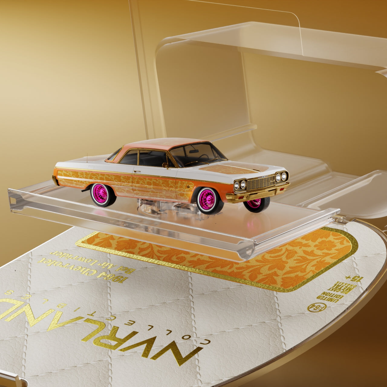 1964 Bel Air Lowrider - Tangerine Velvet Chase