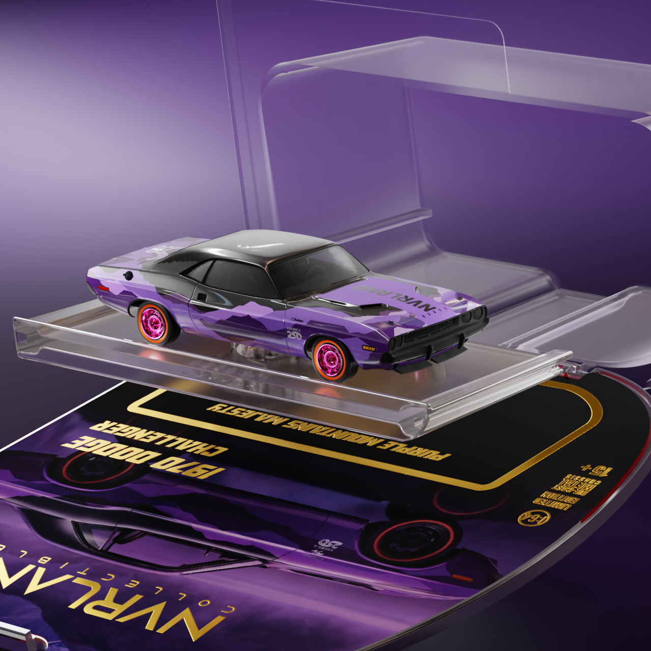 1970 Dodge Challenger - Freedom Purple Mountains Majesty Chase