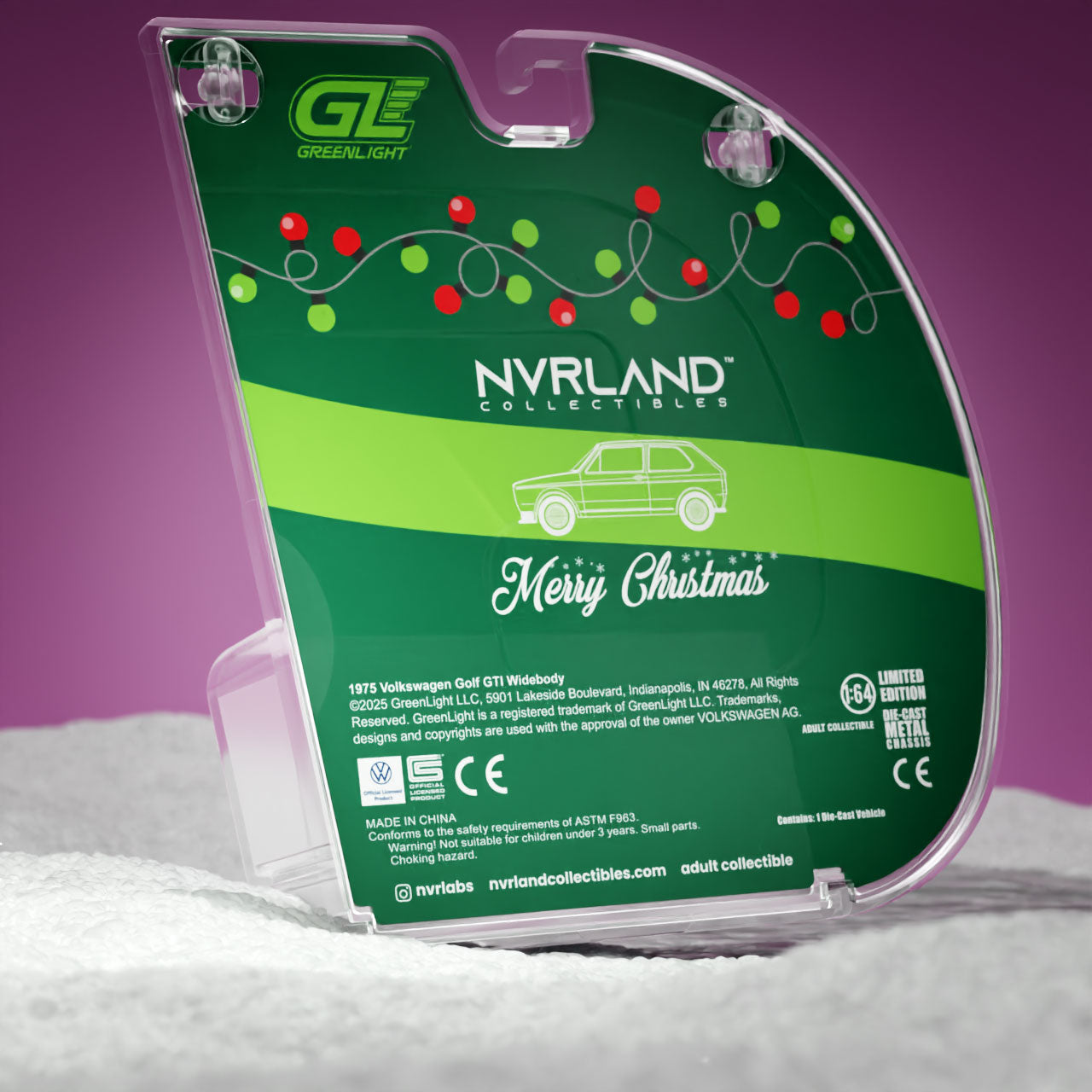 1975 Volkswagen Golf GTI Widebody Chase in Jack Frost Blue Chrome