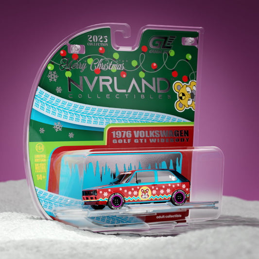 1975 Volkswagen Golf GTI Widebody Chase in Jack Frost Blue Chrome