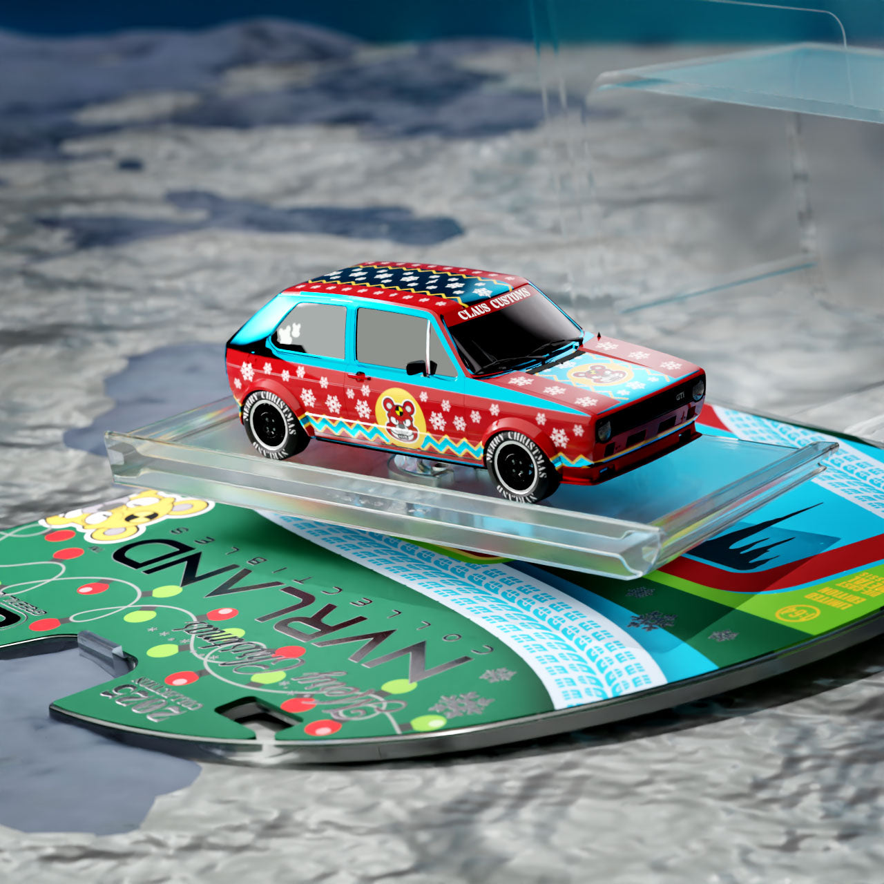 1975 Volkswagen Golf GTI Widebody in Jack Frost Blue Chrome