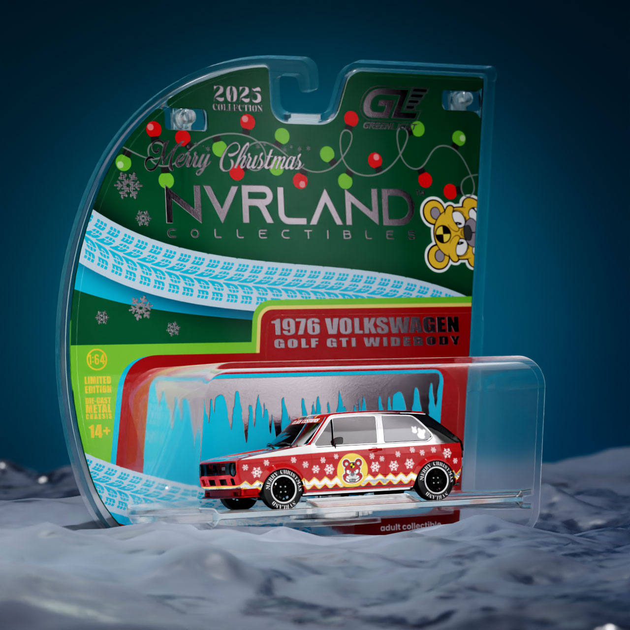 1975 Volkswagen Golf GTI Widebody in Tinsel Chrome