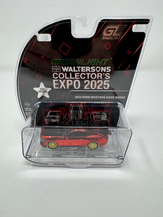 Greenlight 2024 Ford Mustang Dark Horse Chase - Collector's Expo Exclusive