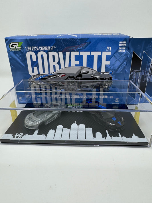 Greenlight 2025 Chevrolet Corvette ZR1 Dual Pack with Raw Metal Body - Collector's Expo Exclusive