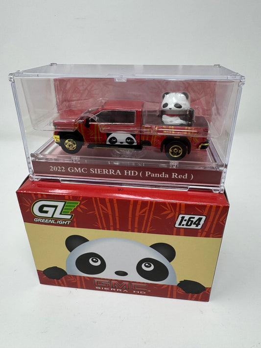 Greenlight 2022 GMC Sierra 3500 HD Red Panda - Collector's Expo Exclusive