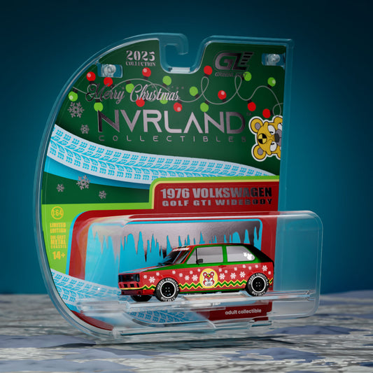1975 Volkswagen Golf GTI Widebody in Holiday Highlighter Green Chrome