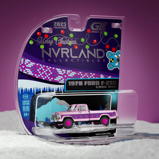 1978 Ford F-250 Custom Chase in Sugarplum Pink Chrome