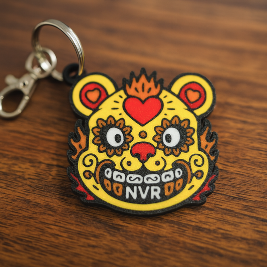 Sugar Skull Scummi Keychain - Sacred Heart