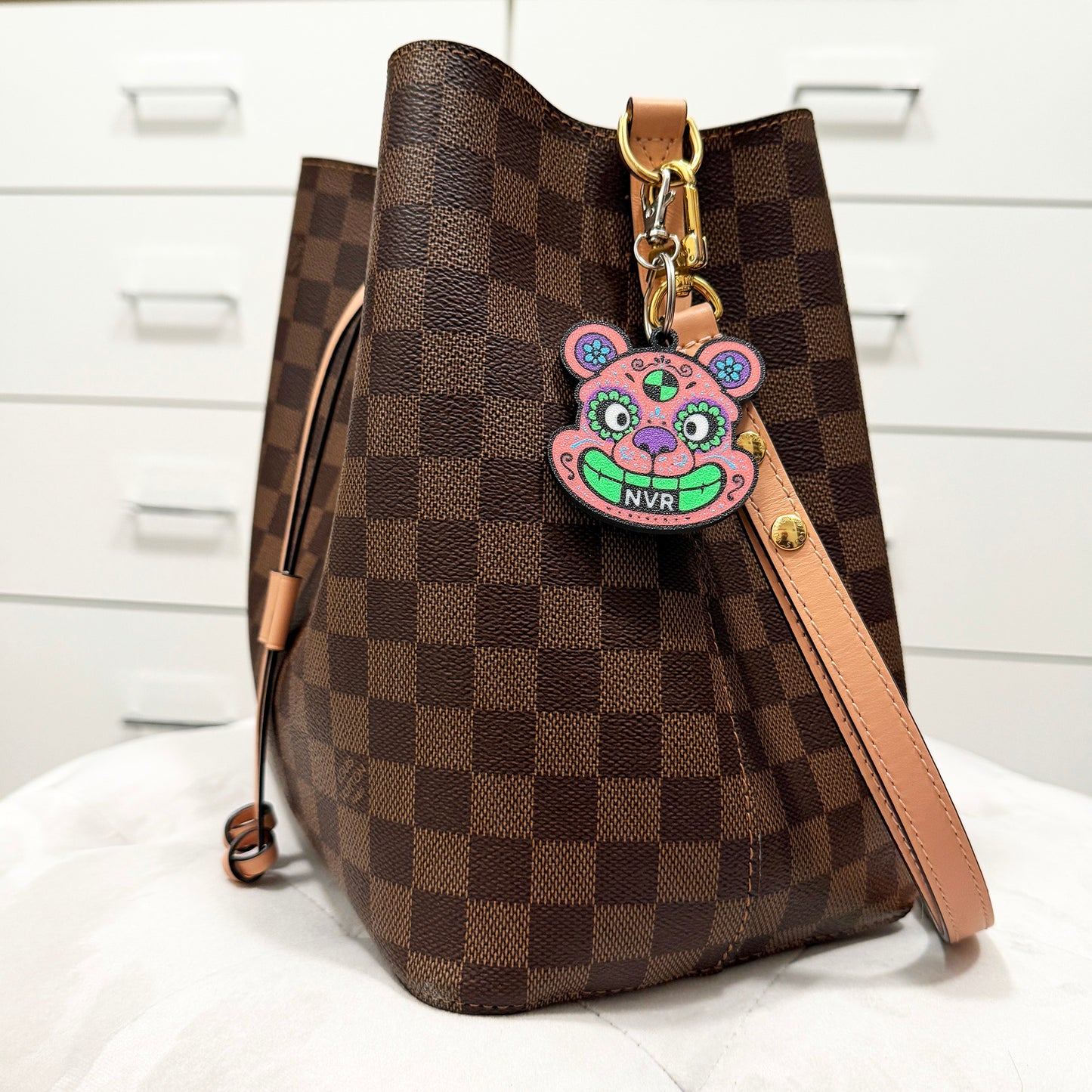 Sugar Skull Scummi Keychain - Tropical Pop