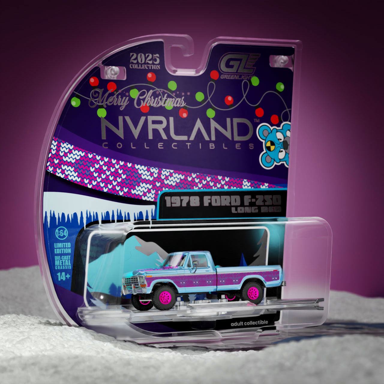 1978 Ford F-250 Custom Chase in Frostbite Blue Chrome