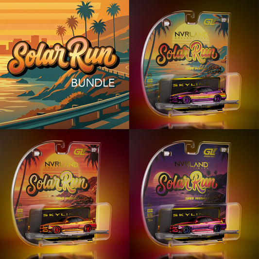 1999 Nissan Skyline GT-R (R34) - Solar Run Complete Set with Bonus