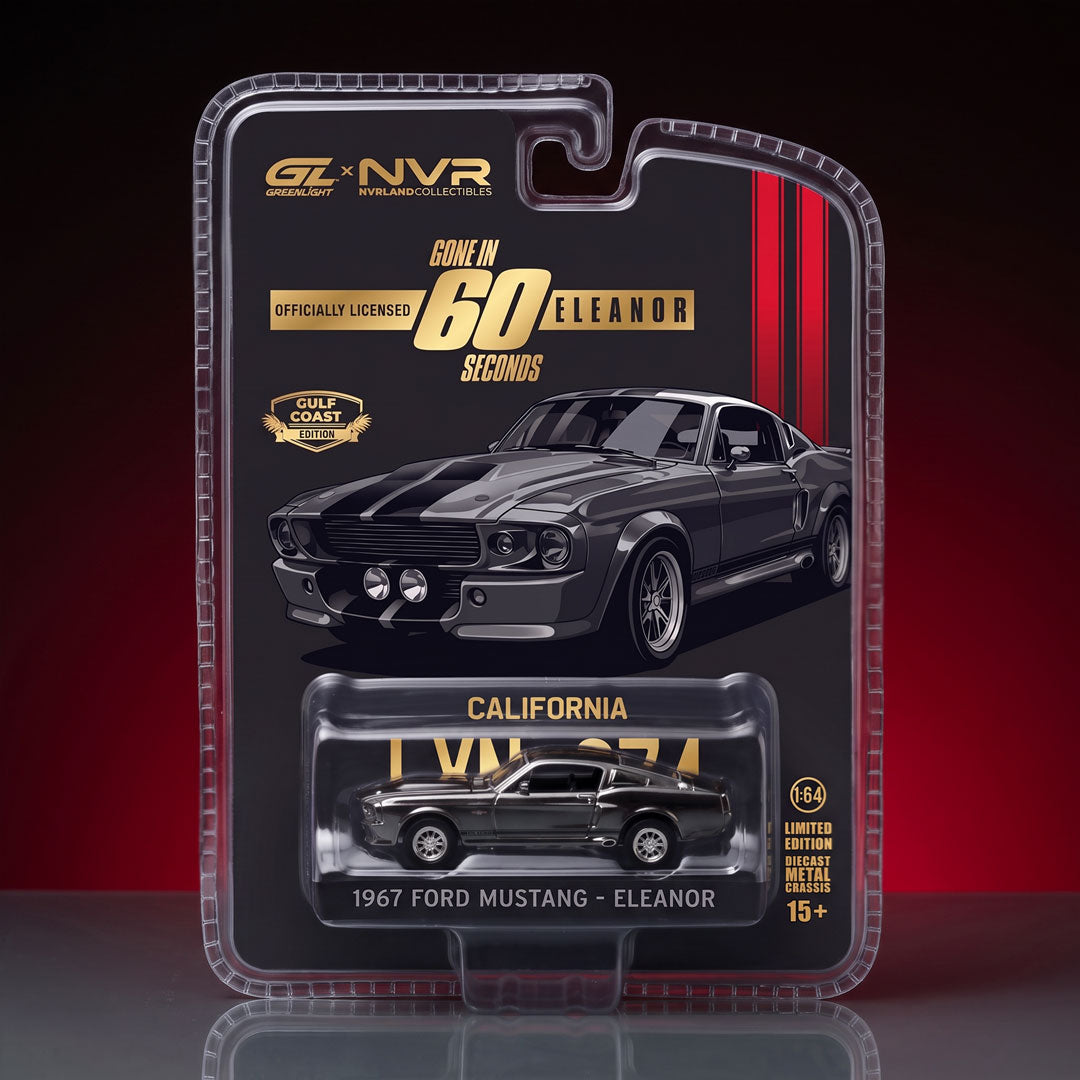 Chrome silver 1967 Ford Mustang Eleanor event car