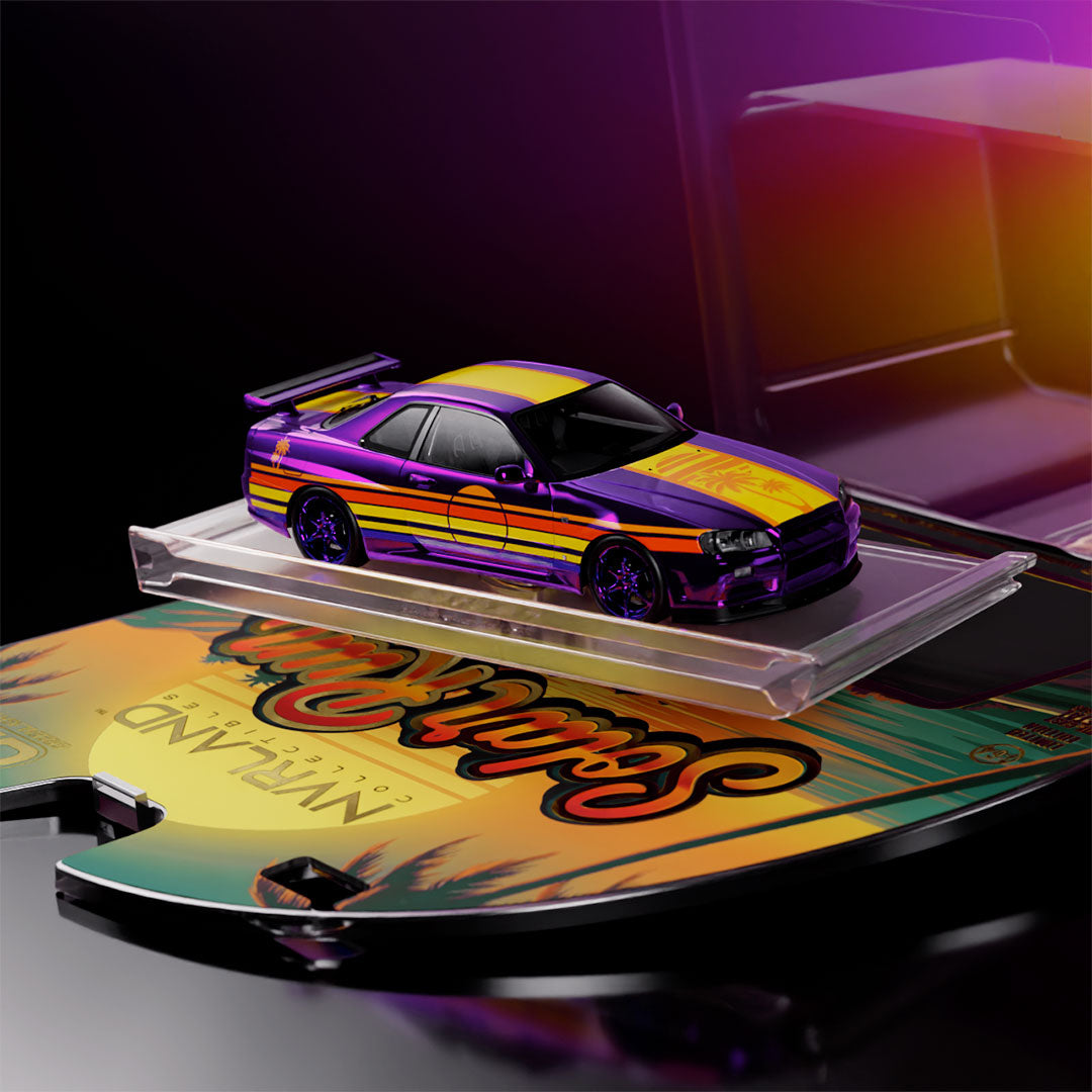 1999 Nissan Skyline GT-R (R34) - Solar Run Complete Set with Bonus