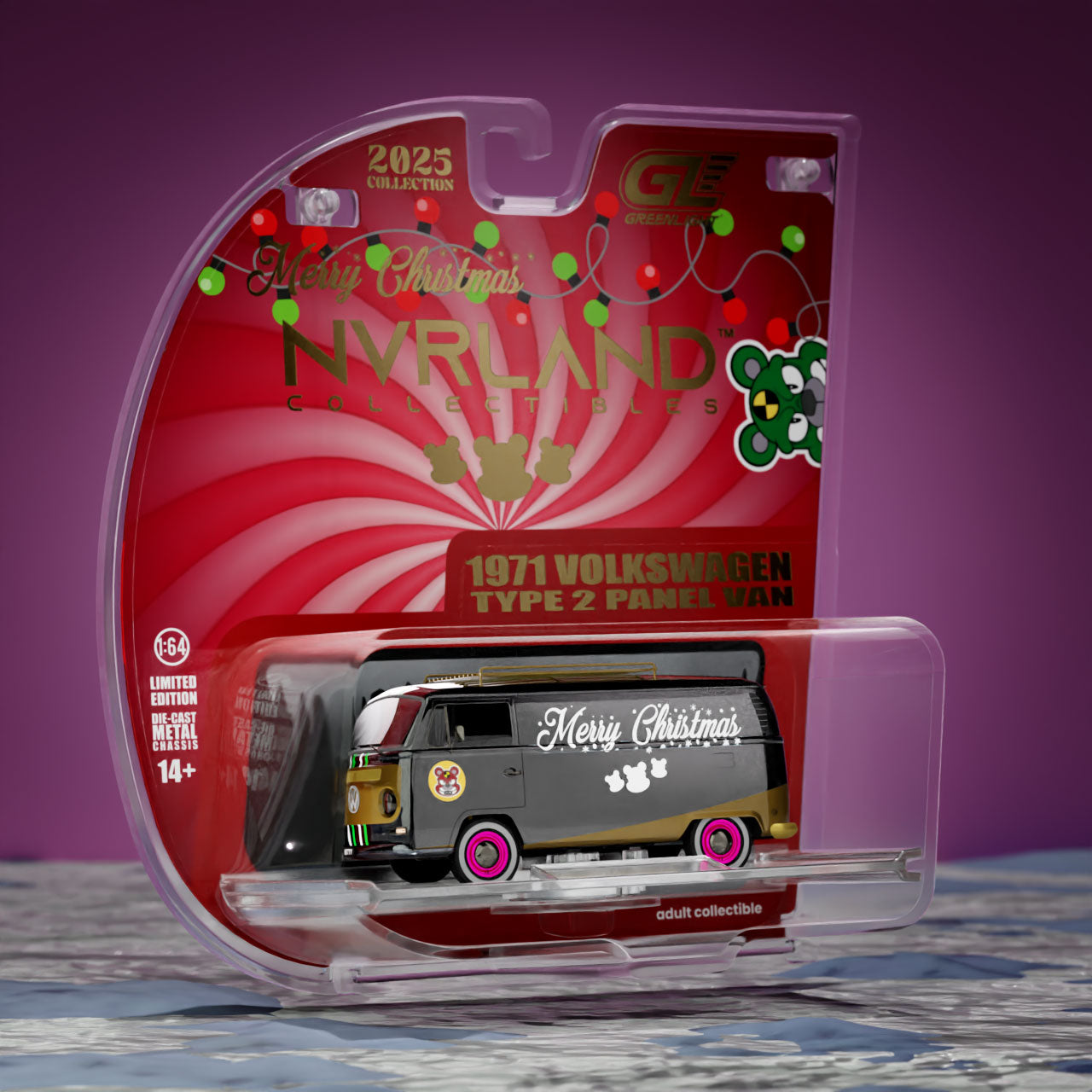 1971 VW Type 2 Panel Van – “Grandma Betty” Chase Edition in Platinum Gray