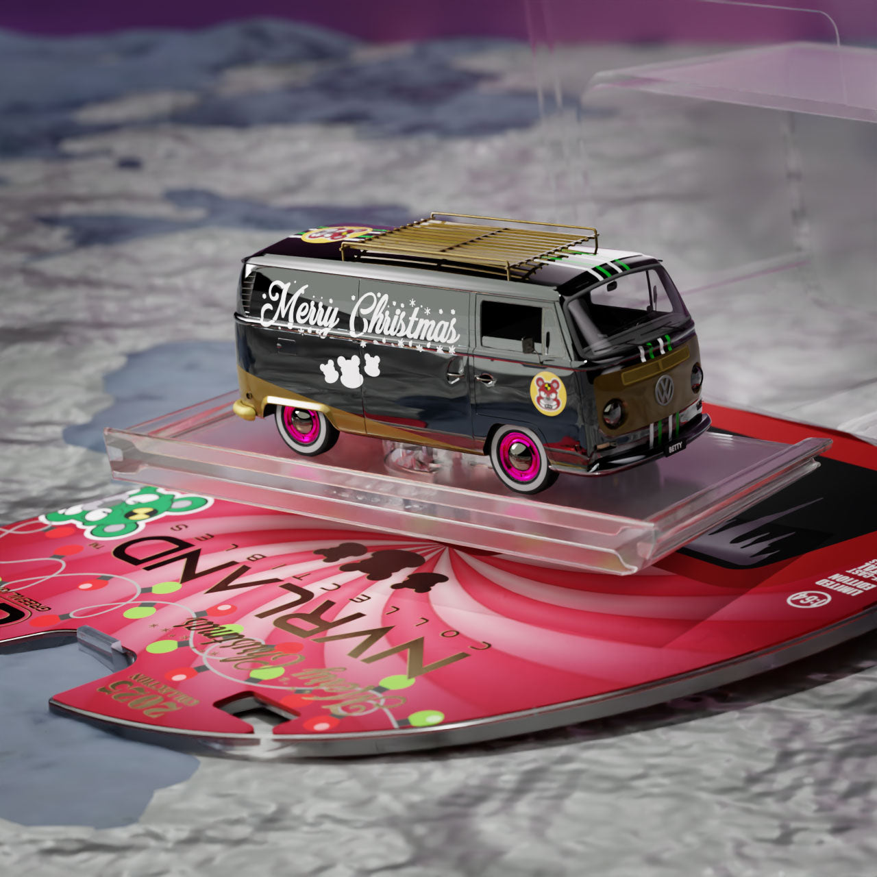 1971 VW Type 2 Panel Van – “Grandma Betty” Chase Edition in Platinum Gray