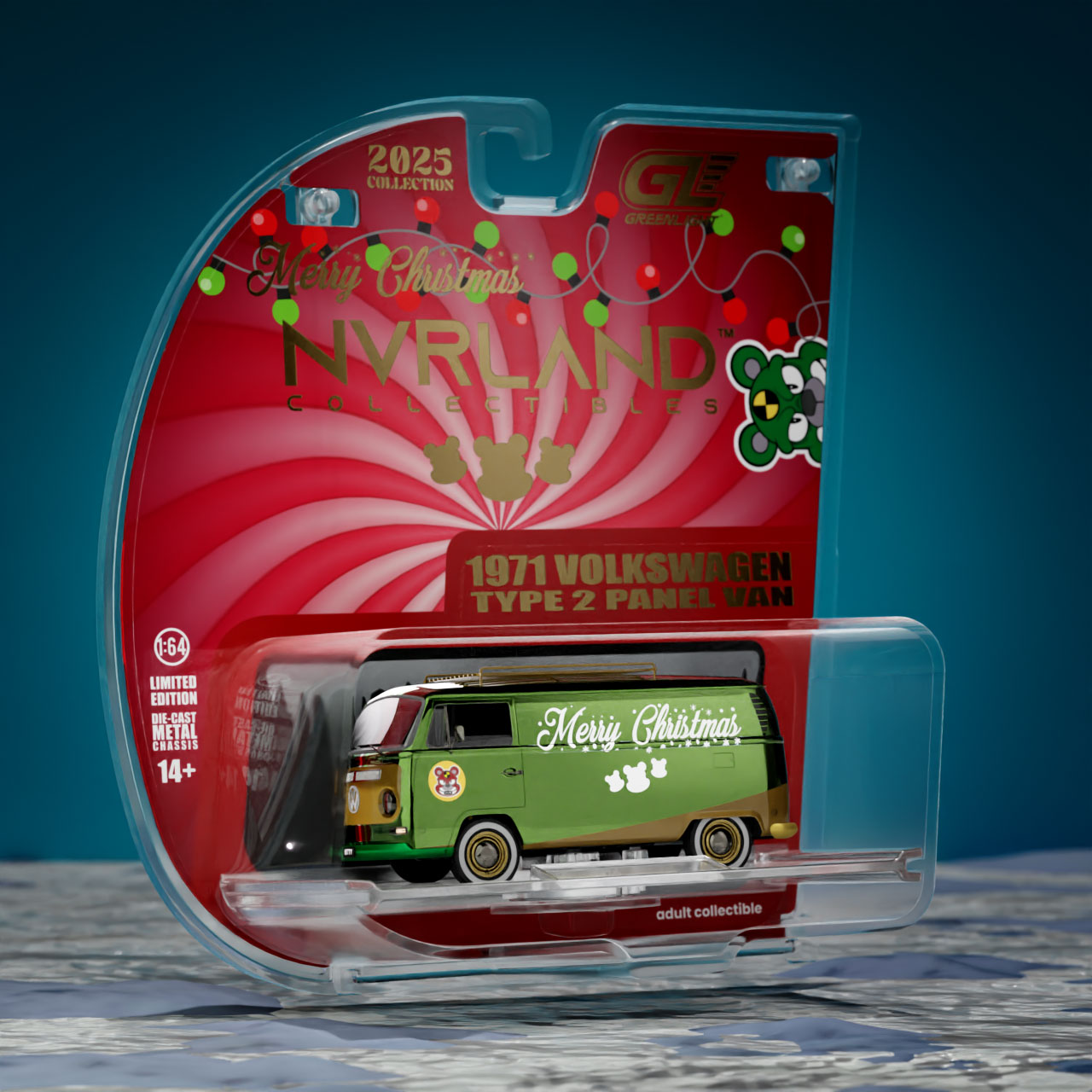 1971 VW Type 2 Panel Van – “Grandma Betty” Edition in Evergreen Chrome