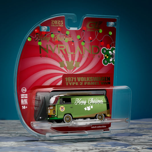 1971 VW Type 2 Panel Van – “Grandma Betty” Edition in Evergreen Chrome