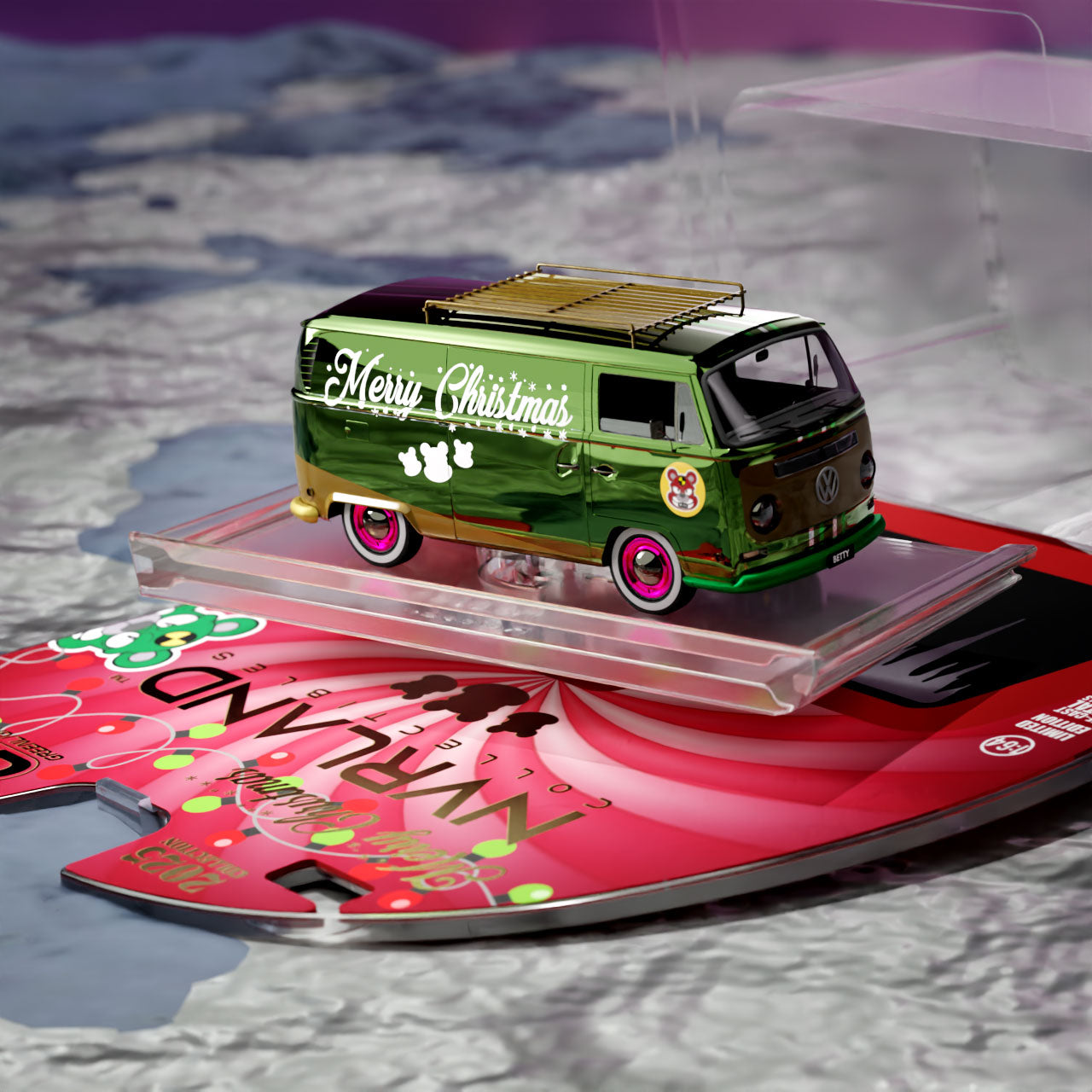 1971 VW Type 2 Panel Van – “Grandma Betty” Chase Edition in Evergreen Chrome