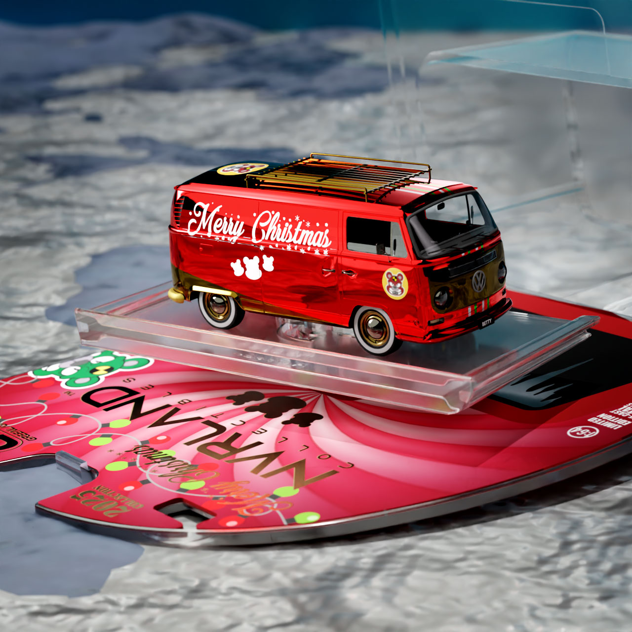 1971 VW Type 2 Panel Van – “Grandma Betty” Edition in Reindeer Red Chrome